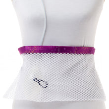 Load image into Gallery viewer, Purple & Gold Shower Mesh Surgical Drain Holder