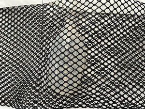 Shower / Everyday Quick Dry Mesh Post-Surgical Drain Holder Black with White Cotton Trim